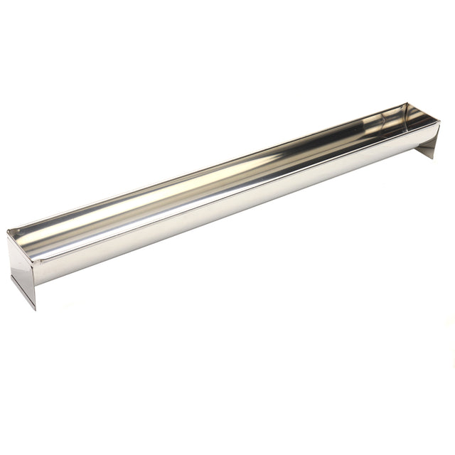 O'Creme Stainless Steel Yule Log / Buche Mold, 19.7" x 2" x 1.5" High