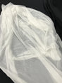 Power Mesh Nylon Spandex Fabric - Off White Sheer Mesh, 60" Width (1 Yard)