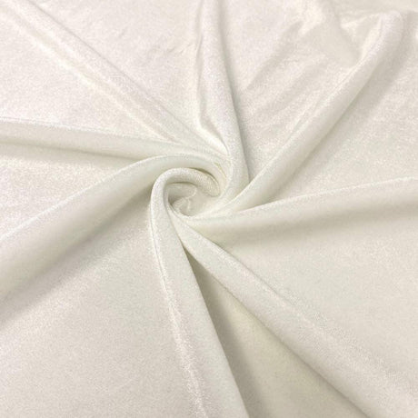 1 Yard Stretch Velvet Fabric Soft Silky 4 Way Stretch for Apparel Costumes 58/60 Inch Width