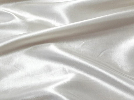 1 Yard Solid Taffeta Polyester Fabric Lustrous Sheen For Dresses Decor Gowns 60 Inch Width