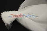 Bridal Tulle Illusion Nylon Tulle Fabric - Sheer Soft Bridal Veil, 108" Width (50 Yard Bolt)