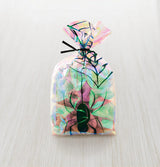 Wilton Clear Spider Web Iridescent Halloween Treat Bags and Ties, 10-Count