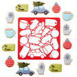 Wilton Christmas Multi-Cookie Cutter Sheet – 14 Shapes