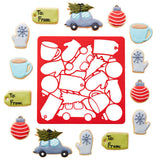 Wilton Christmas Multi-Cookie Cutter Sheet – 14 Shapes