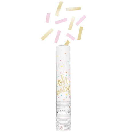 Confetti Cannon Gender Reveal Girl