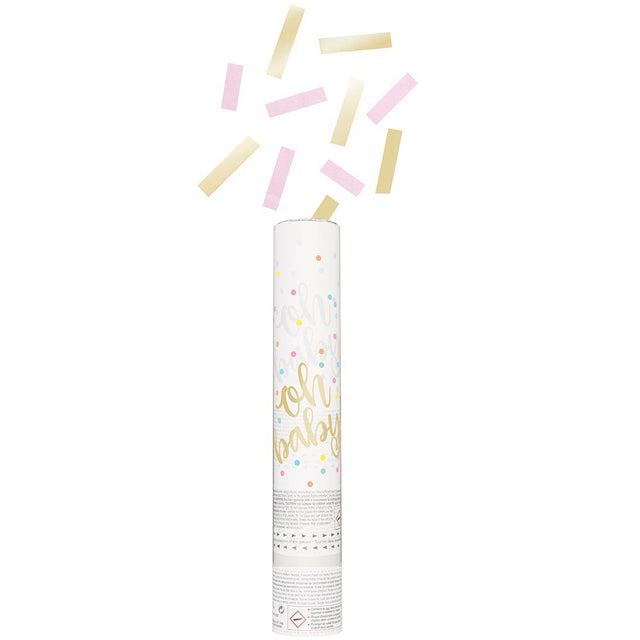 Confetti Cannon Gender Reveal Girl