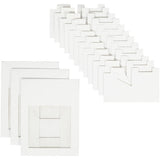Wilton 4-Cavity White Window Bakery Boxes with Dividers, 3-Count
