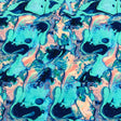 Swim Knit Nylon Spandex Oil Slick Print UPF 50+