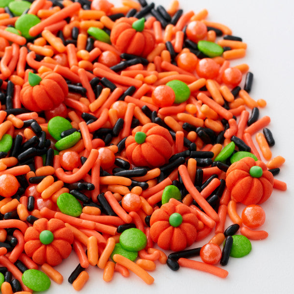 Wilton Halloween Pumpkin Sprinkles Mix, 3.63 oz. Potion Bottle
