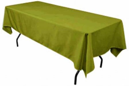Polyester Rectangular Tablecloth 60x144 Inch – Durable Reusable Table Linen for Weddings, Parties, Banquets & Events