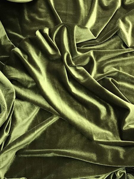 1 Yard Stretch Velvet Fabric Soft 4 Way Stretch for Apparel and Home Decor 60 Inch Width