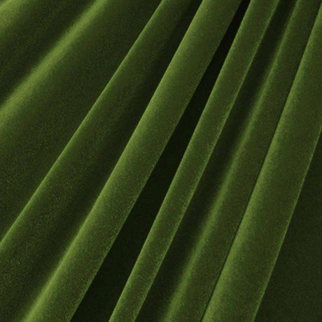 1 Yard Solid Stretch Velvet Fabric Silky Soft 4 Way Stretch for Apparel 58/60 Inch Width