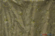Aurora Taffeta Embroidered Floral Taffeta Fabric - Multi Color Floral Embroidery With Sequins, 54" Width (1 Yard)
