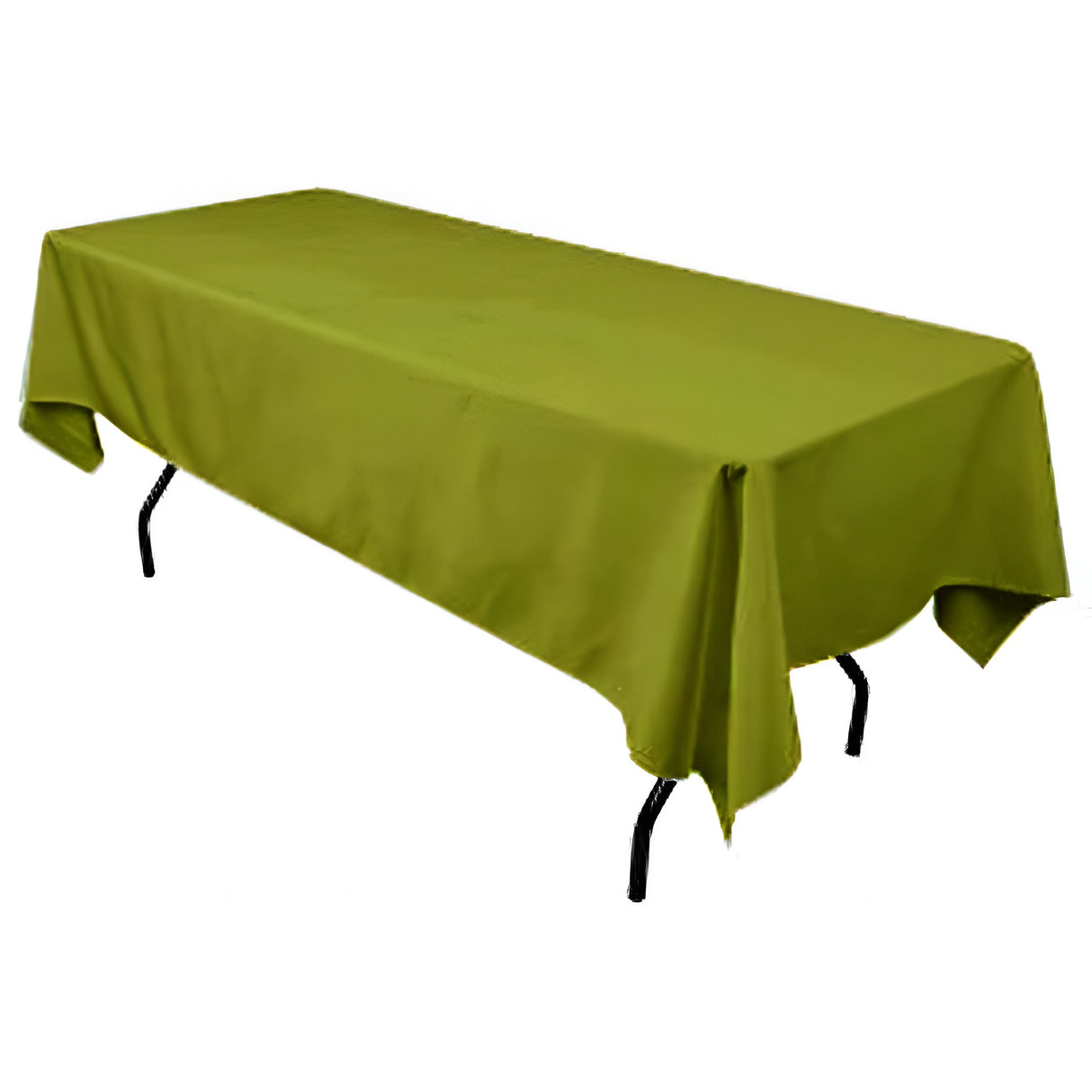 Polyester Rectangular Tablecloth Polyester Fabric - Wrinkle-Resistant, Stain-Proof, Washable, 60" X 144"