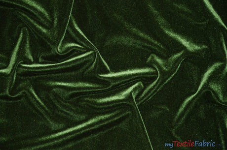 Stretch Velvet Spandex Fabric - Solid, 58" Width (1 Yard)
