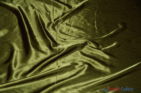 Silky Soft Medium Satin Polyester Fabric - Solid, 58/60" Width (70 Yard Bolt)