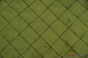 Taffeta Pintuck Fabric - 4" X 4" Diamond Pattern, 58" Width, Multiple Colors (1 Yard)