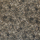 Poly Spandex Swimsuit Fabric - Olive, Black, and Brown Leopard Print