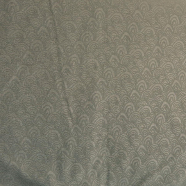 Olive Embossed Nylon Spandex Swim Fabric