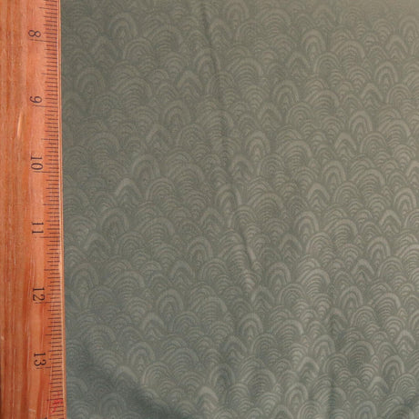 Olive Embossed Nylon Spandex Swim Fabric
