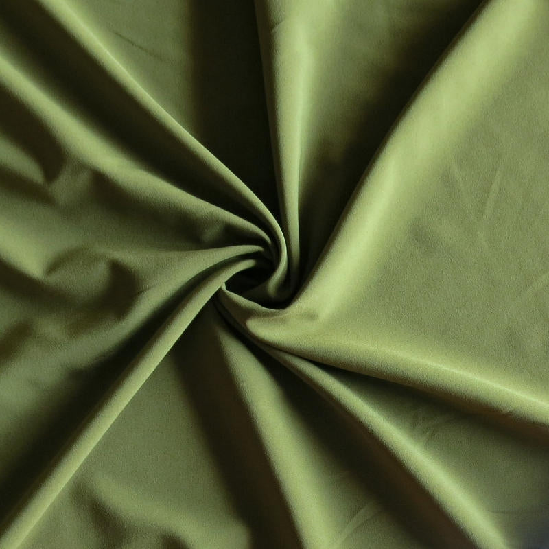 Stretch Woven Olive Green Fabric