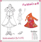 Sewing Pattern Olivia Pinafore Dress by Farbenmix