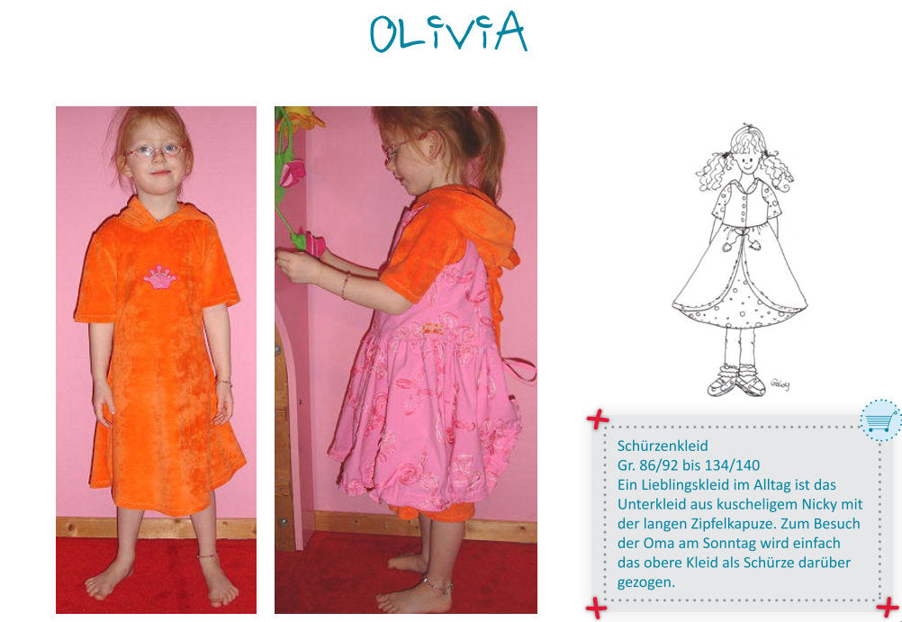 Sewing Pattern Olivia Pinafore Dress by Farbenmix