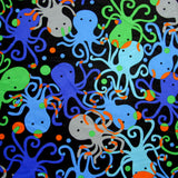 Microfiber Boardshort Fabric Ollie Octopus Print