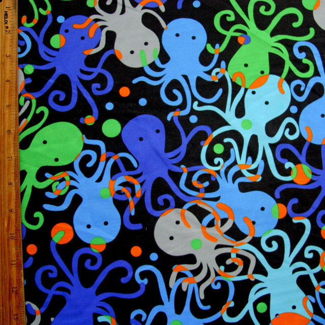 Microfiber Boardshort Fabric Ollie Octopus Print