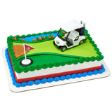 Golf Cart and 18t Hole Flag Cake Decorating Set – 2 Piece