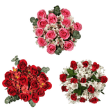 Magical Winter Flower Bouquet Fresh Mixed Arrangement