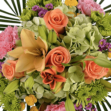 Tropical Paradise Flower Bouquet Fresh Mixed Arrangement