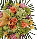 Tropical Paradise Flower Bouquet Fresh Mixed Arrangement