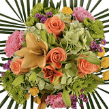 Tropical Paradise Flower Bouquet Fresh Mixed Arrangement