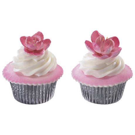 Blossom Flower Assortment Gum Paste Sprays - 24 count