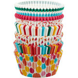 Wilton Rainbow, Striped and Polka Dot Standard Baking Cups, 150-Count