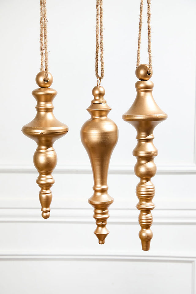 14"-18" Bronze Metal Finial Ornaments