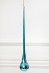 9" - 12" Blue Glass Drop Ornament