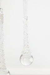 Drop Ornament Set of 3 Assorted Decorative Christmas Glass Teardrop Ornaments