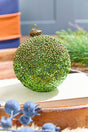 4" Glass Ball Ornament - Green