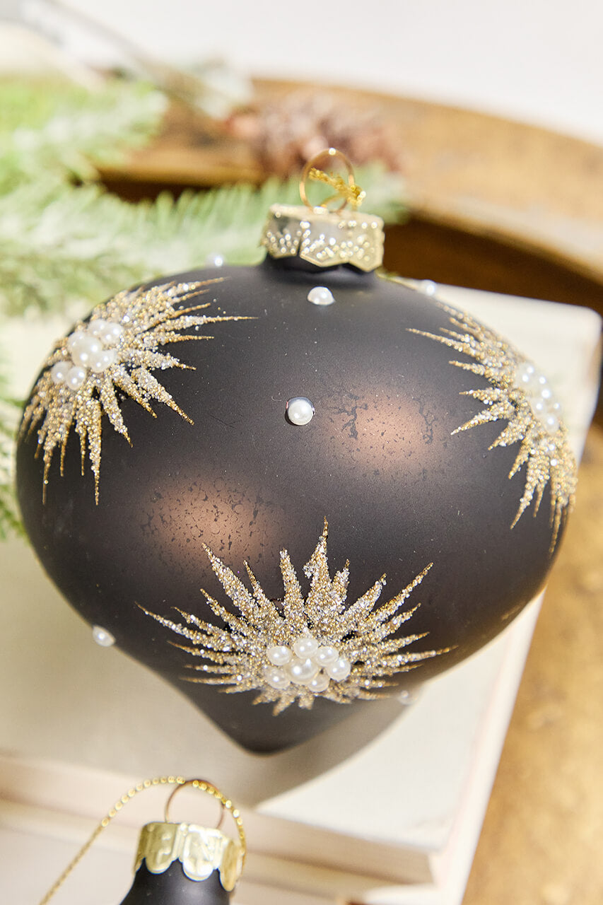 4"-6" Starburst Glass Ornament