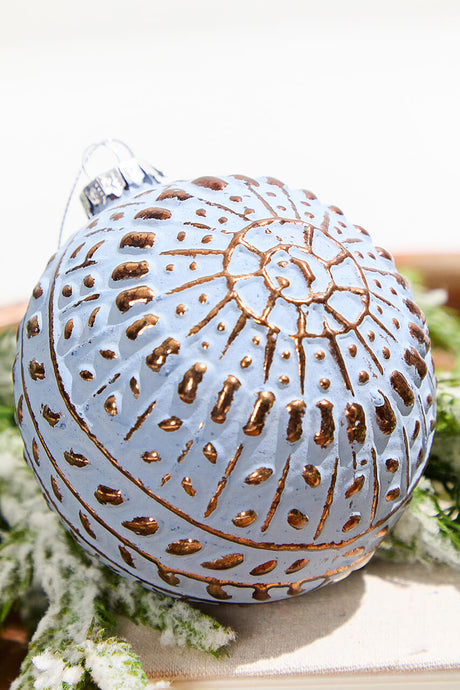 Rustic Embossed Ornament