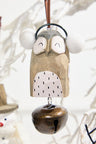 6 Inch Icon with Bell Wood Ornament Decorative Christmas Hanging Ornament