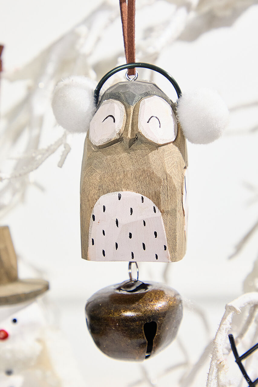 Icon with Bell Wood Ornament