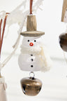6 Inch Icon with Bell Wood Ornament Decorative Christmas Hanging Ornament