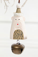 Icon with Bell Wood Ornament