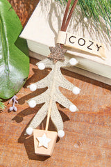 Sewn Tree Polyester Ornament