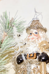 Neutral Santa Ornament