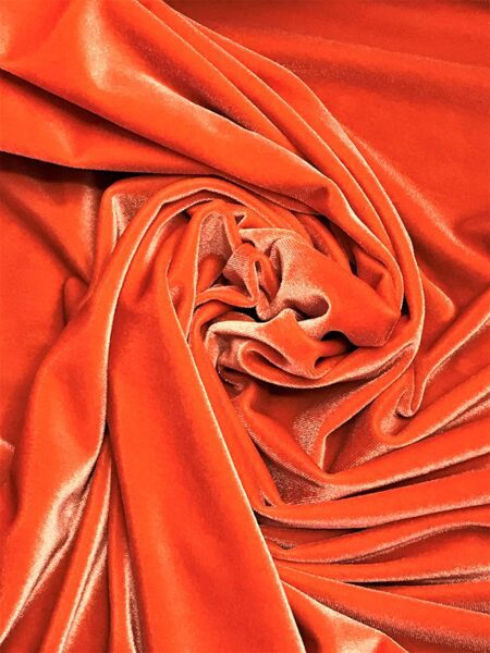 1 Yard Stretch Velvet Fabric Soft 4 Way Stretch for Apparel and Home Decor 60 Inch Width