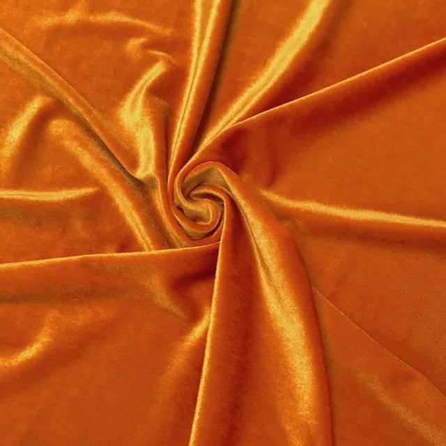 Stretch Velvet Polyester Spandex Fabric - Baby Blue, Velvet, 58/60" Width